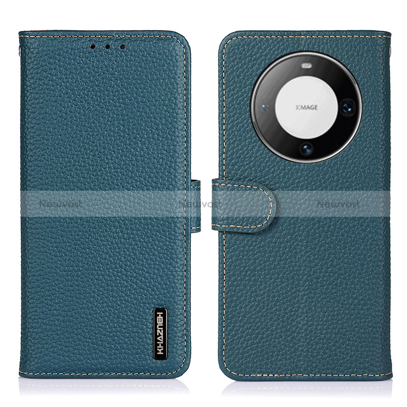 Leather Case Stands Flip Cover Holder B01H for Huawei Mate 60 Pro