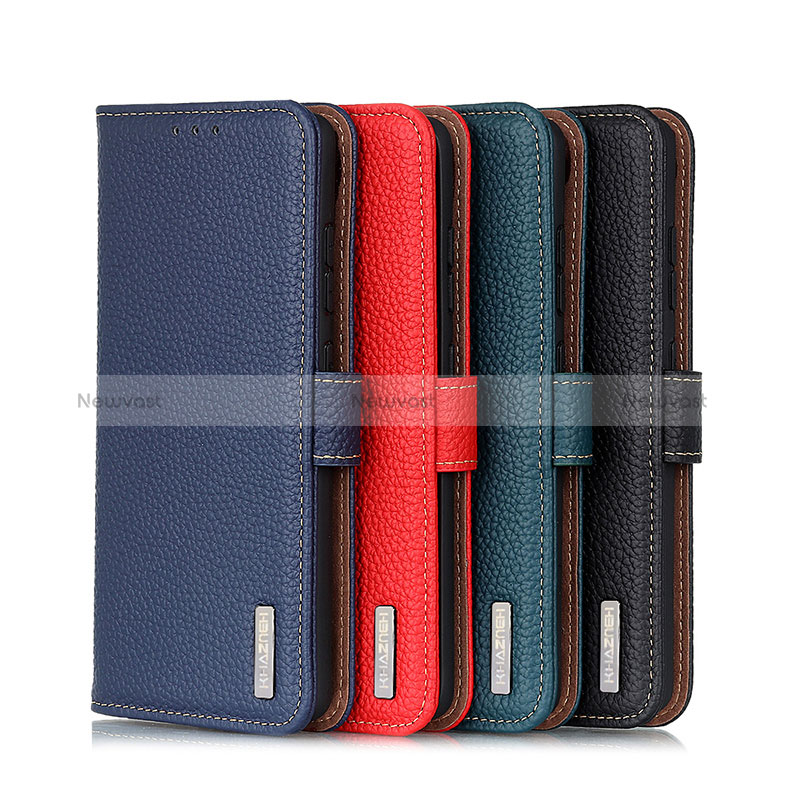 Leather Case Stands Flip Cover Holder B01H for Huawei Mate 60 Pro+ Plus