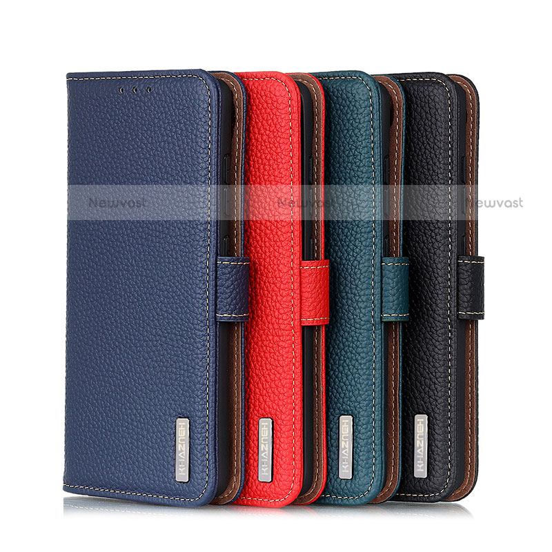 Leather Case Stands Flip Cover Holder B01H for Motorola Moto Edge (2021) 5G