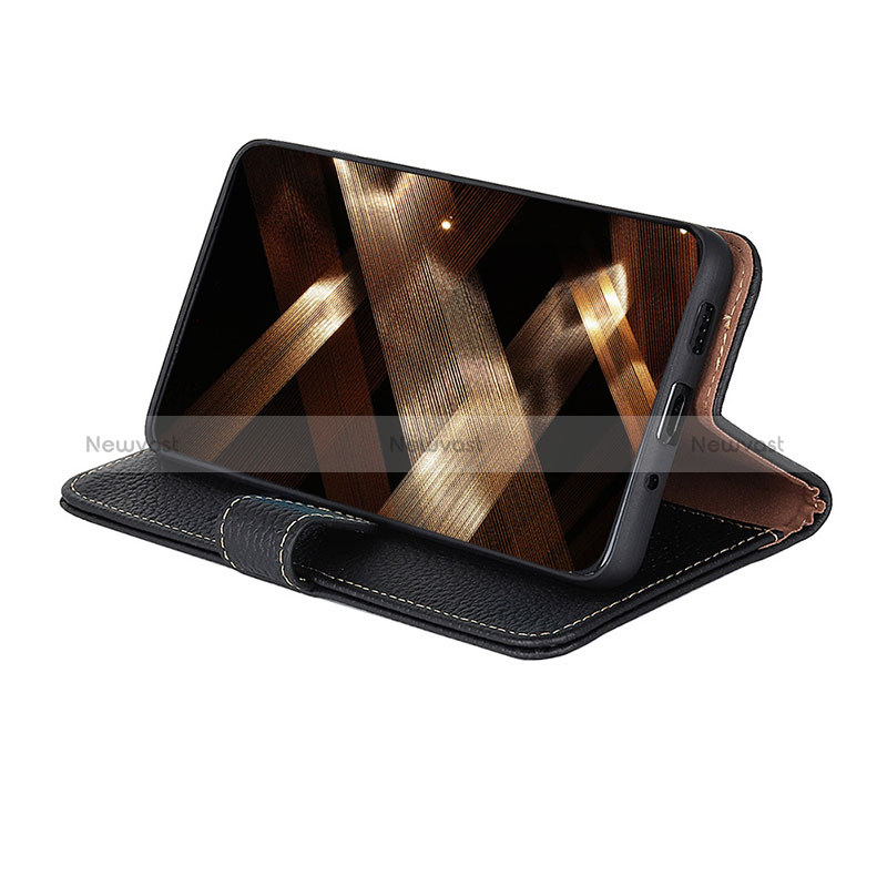 Leather Case Stands Flip Cover Holder B01H for Motorola Moto Edge (2023) 5G