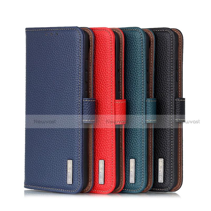 Leather Case Stands Flip Cover Holder B01H for Motorola Moto G Pure