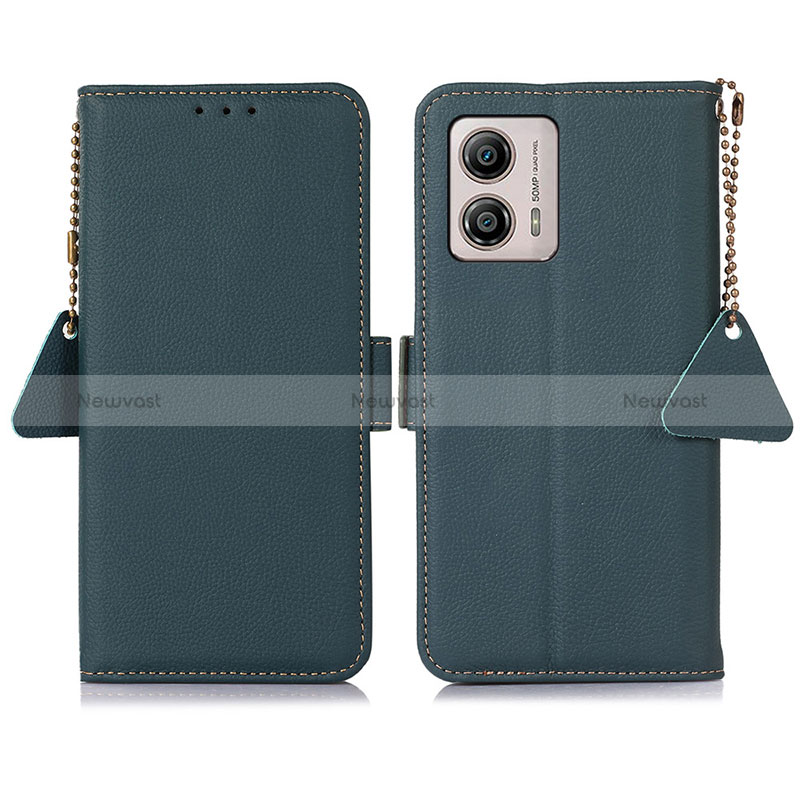 Leather Case Stands Flip Cover Holder B01H for Motorola Moto G53 5G