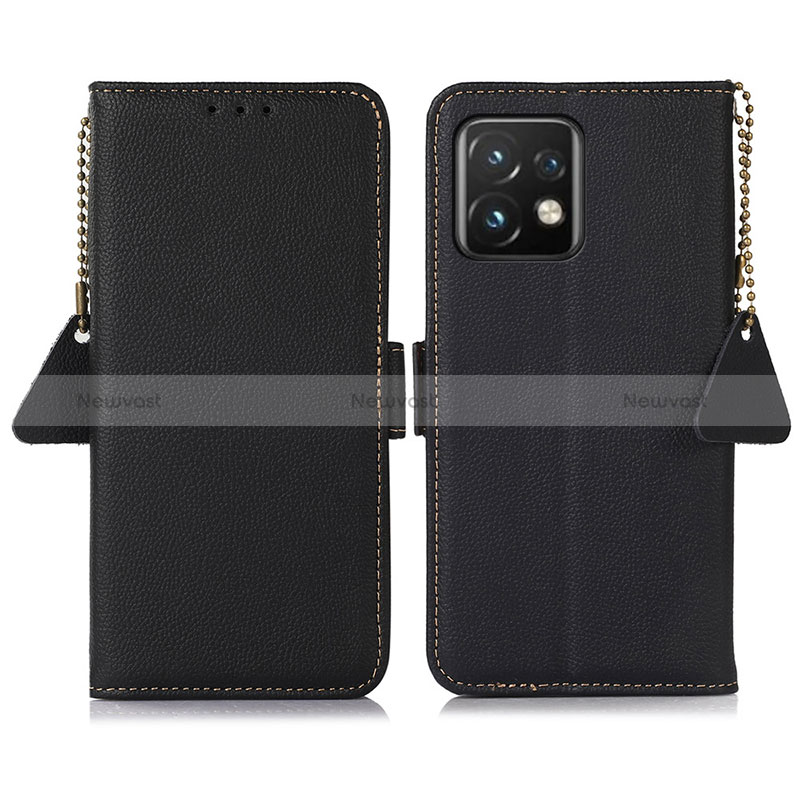 Leather Case Stands Flip Cover Holder B01H for Motorola Moto X40 5G