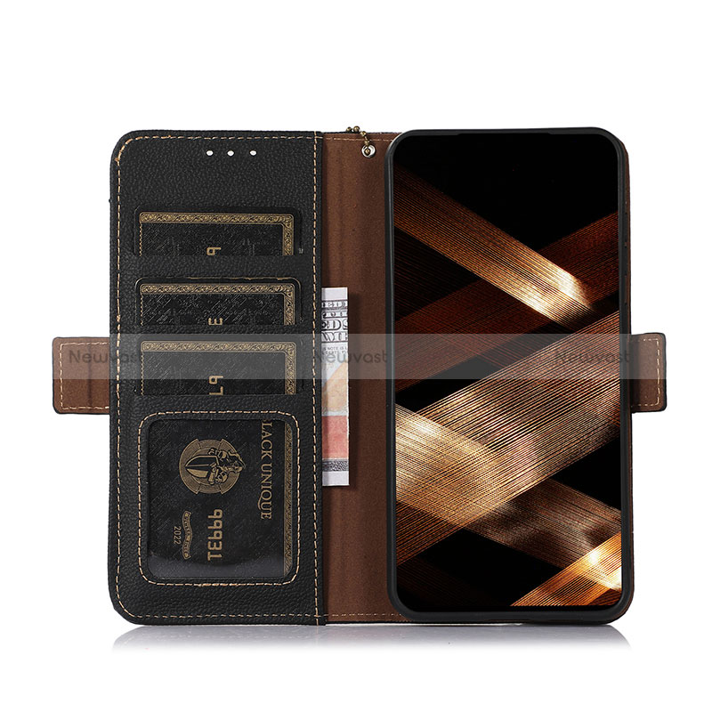 Leather Case Stands Flip Cover Holder B01H for Motorola Moto X40 5G