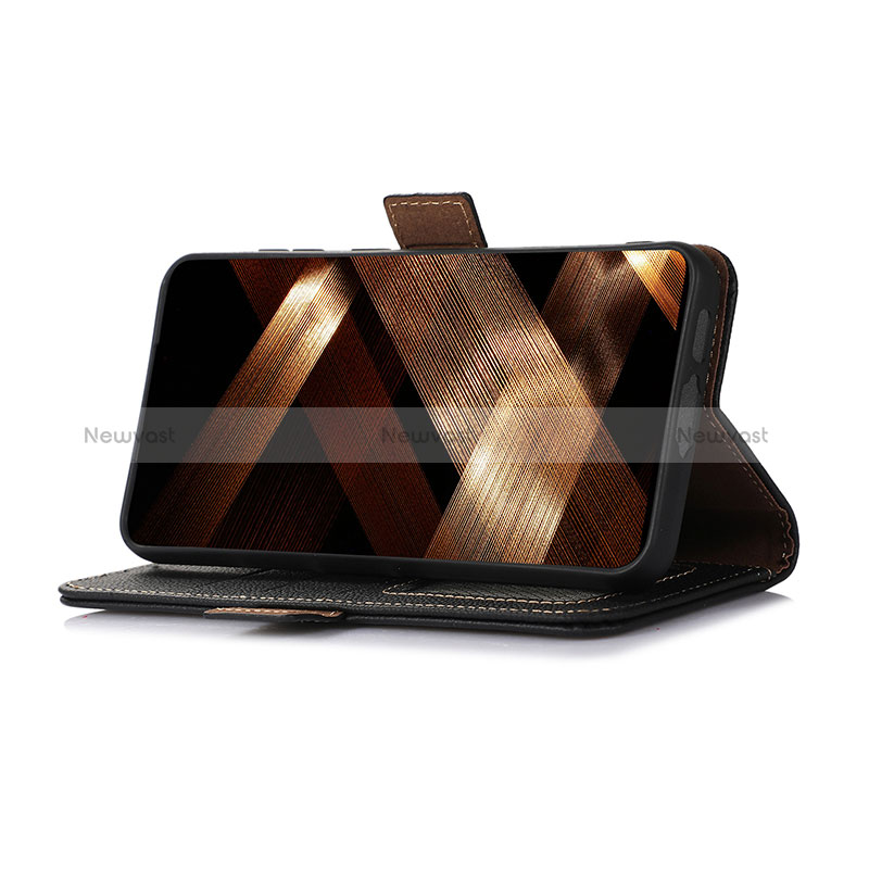 Leather Case Stands Flip Cover Holder B01H for Nokia C12 Pro