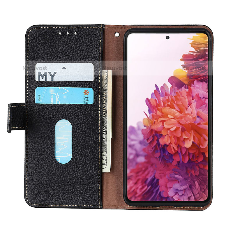 Leather Case Stands Flip Cover Holder B01H for Oppo F19 Pro+ Plus 5G