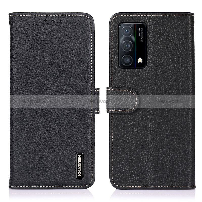 Leather Case Stands Flip Cover Holder B01H for Oppo K9 5G