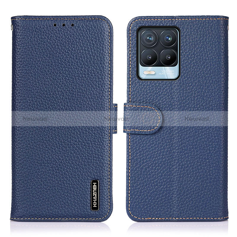 Leather Case Stands Flip Cover Holder B01H for Realme 8 Pro