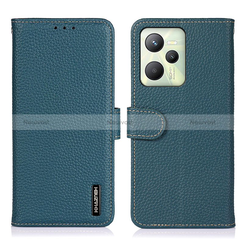 Leather Case Stands Flip Cover Holder B01H for Realme C35