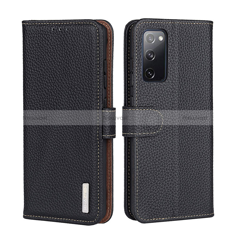 Leather Case Stands Flip Cover Holder B01H for Realme GT Neo 2T 5G Black