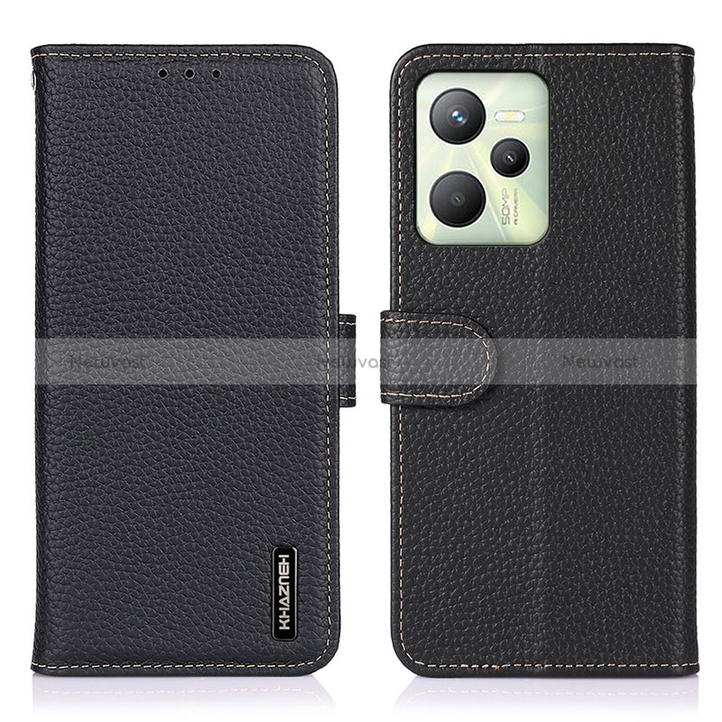 Leather Case Stands Flip Cover Holder B01H for Realme Narzo 50A Prime