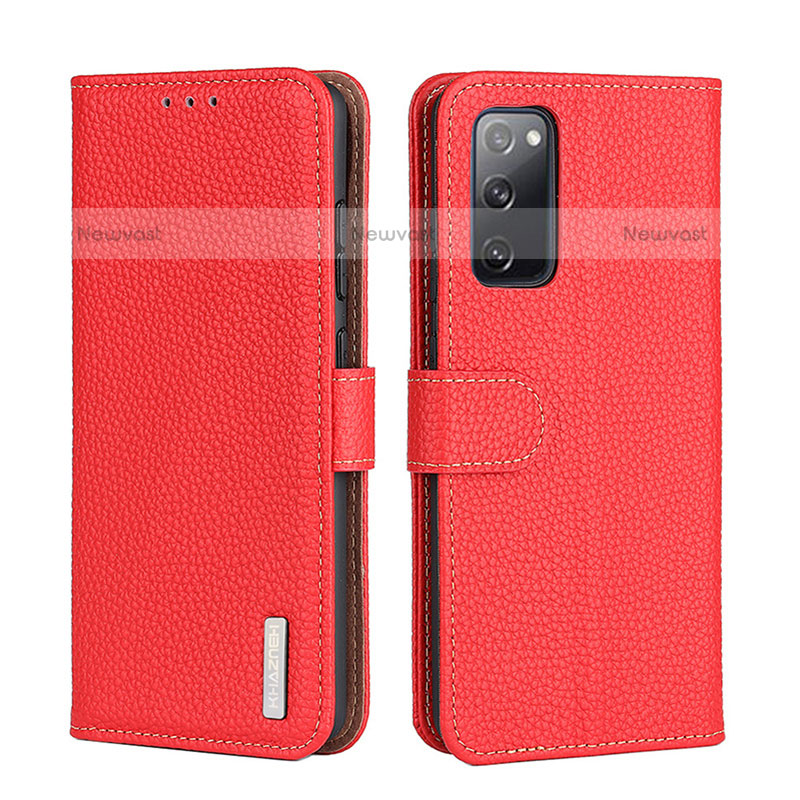 Leather Case Stands Flip Cover Holder B01H for Samsung Galaxy A02s