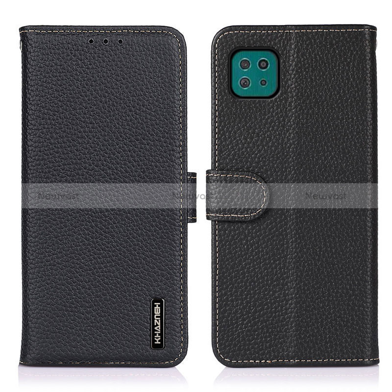 Leather Case Stands Flip Cover Holder B01H for Samsung Galaxy A22 5G
