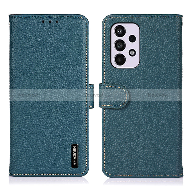 Leather Case Stands Flip Cover Holder B01H for Samsung Galaxy A33 5G