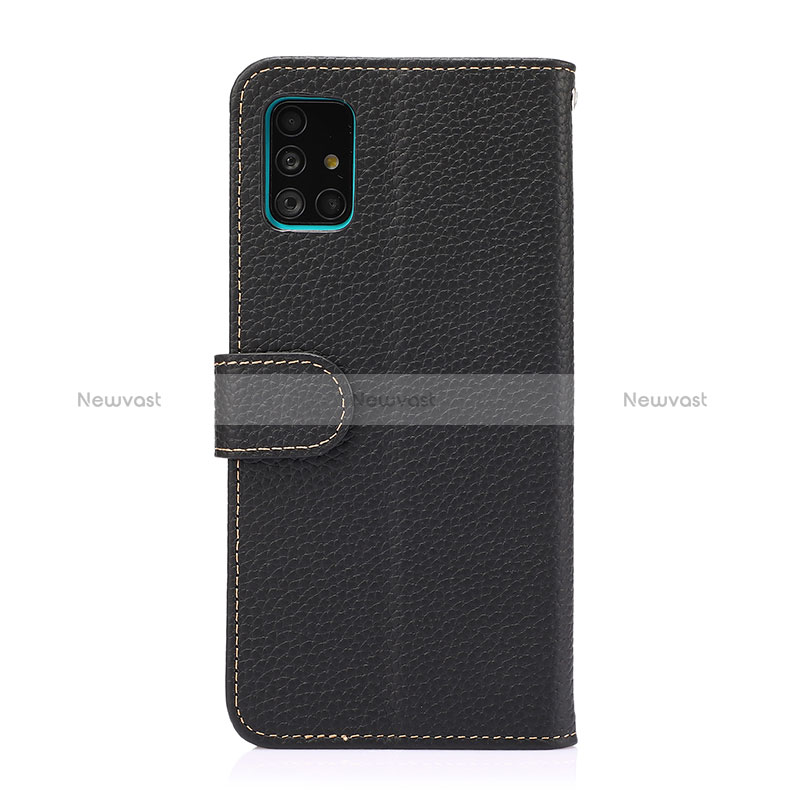 Leather Case Stands Flip Cover Holder B01H for Samsung Galaxy M40S