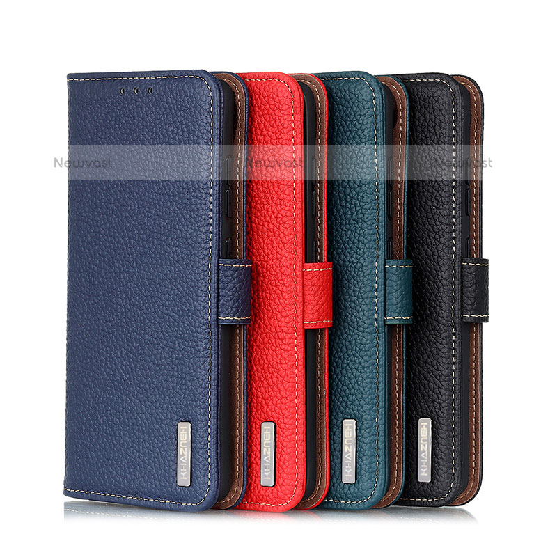 Leather Case Stands Flip Cover Holder B01H for Samsung Galaxy M62 4G