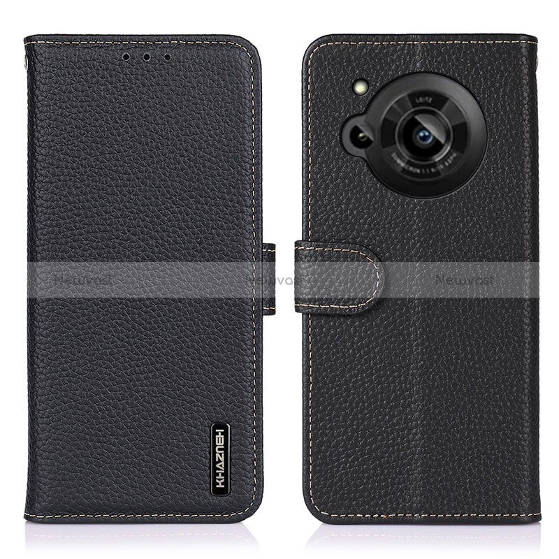 Leather Case Stands Flip Cover Holder B01H for Sharp Aquos R7