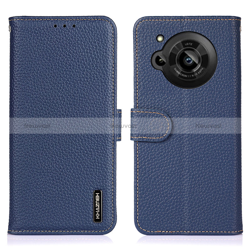 Leather Case Stands Flip Cover Holder B01H for Sharp Aquos R7