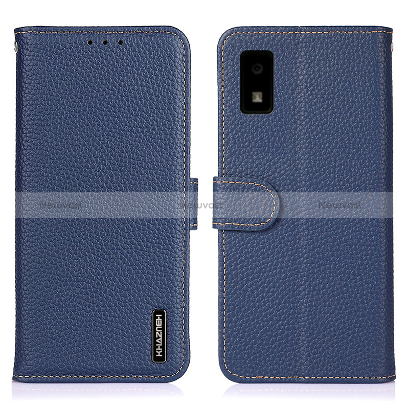 Leather Case Stands Flip Cover Holder B01H for Sharp Aquos wish2