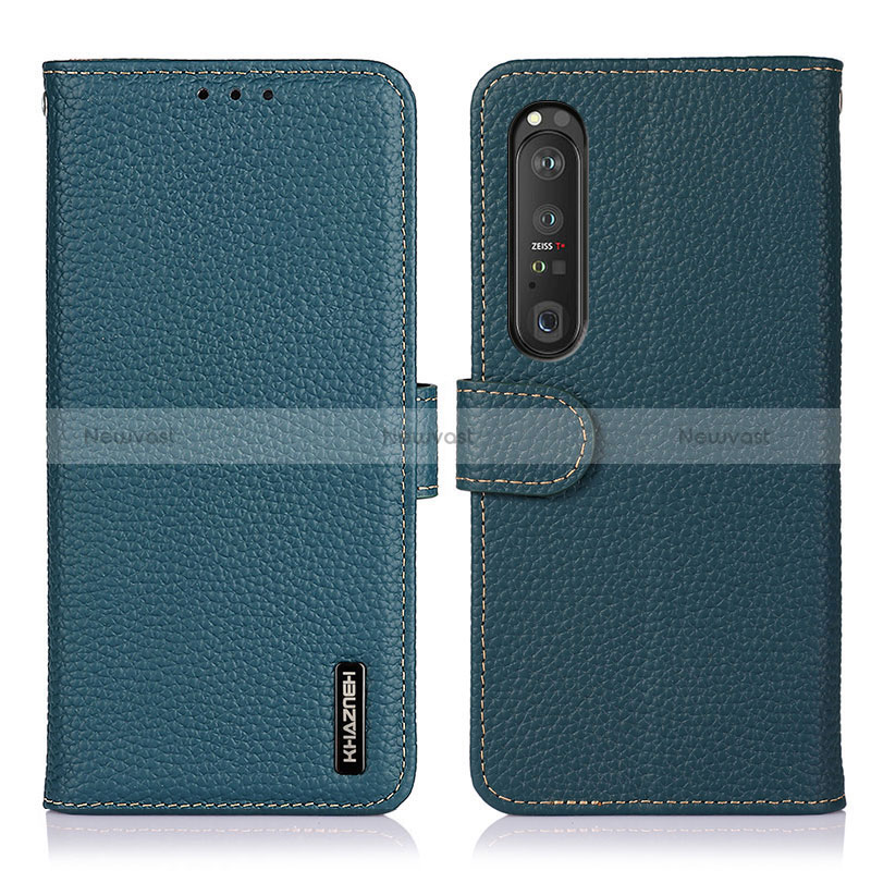 Leather Case Stands Flip Cover Holder B01H for Sony Xperia 1 III