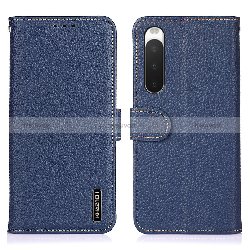 Leather Case Stands Flip Cover Holder B01H for Sony Xperia 10 V