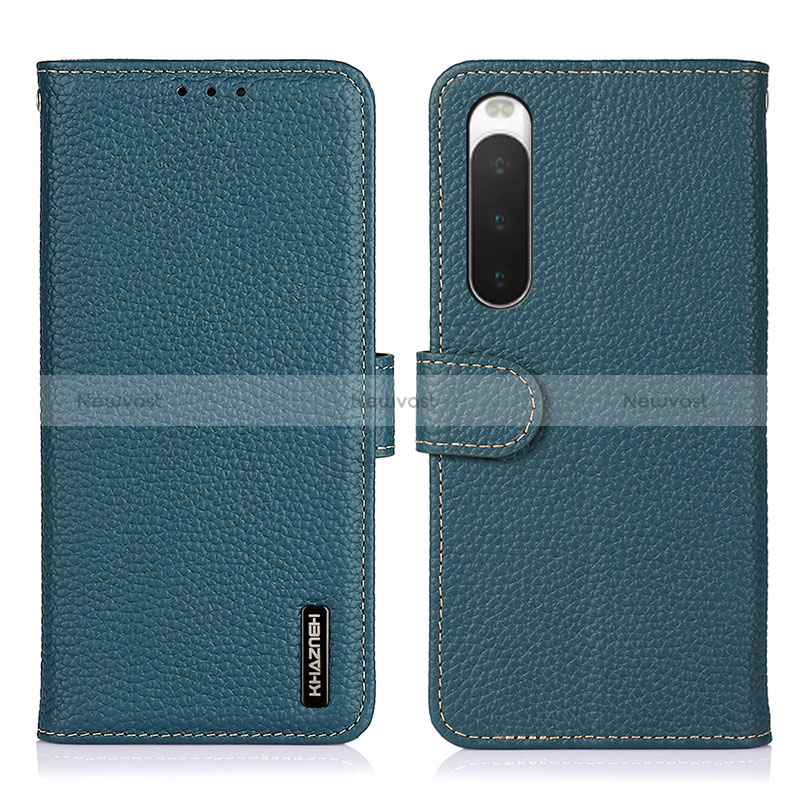 Leather Case Stands Flip Cover Holder B01H for Sony Xperia 10 V