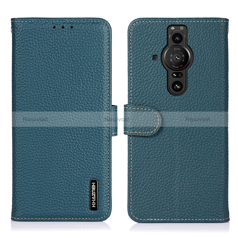 Leather Case Stands Flip Cover Holder B01H for Sony Xperia PRO-I