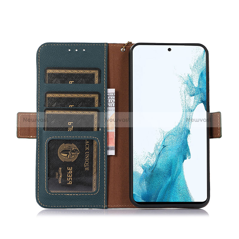 Leather Case Stands Flip Cover Holder B01H for Vivo X90 Pro 5G