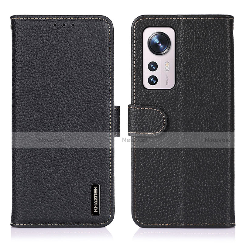 Leather Case Stands Flip Cover Holder B01H for Xiaomi Mi 12 5G