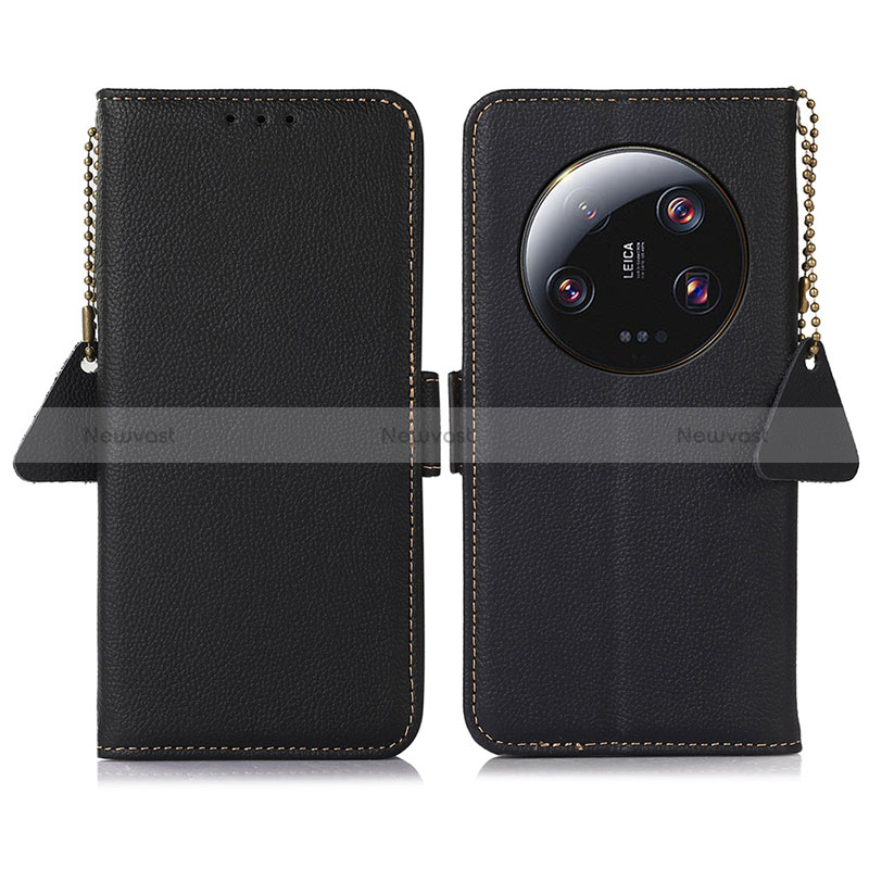 Leather Case Stands Flip Cover Holder B01H for Xiaomi Mi 13 Ultra 5G