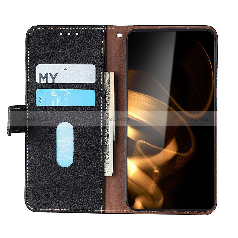 Leather Case Stands Flip Cover Holder B01H for Xiaomi Redmi 11 Prime 4G