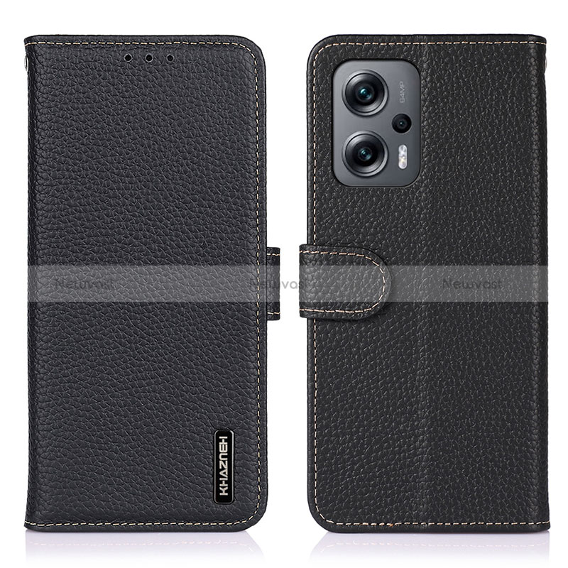 Leather Case Stands Flip Cover Holder B01H for Xiaomi Redmi K50i 5G