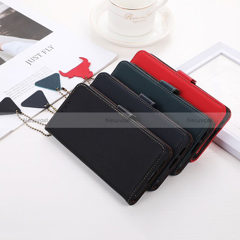 Leather Case Stands Flip Cover Holder B01H for Xiaomi Redmi Note 12 Turbo 5G