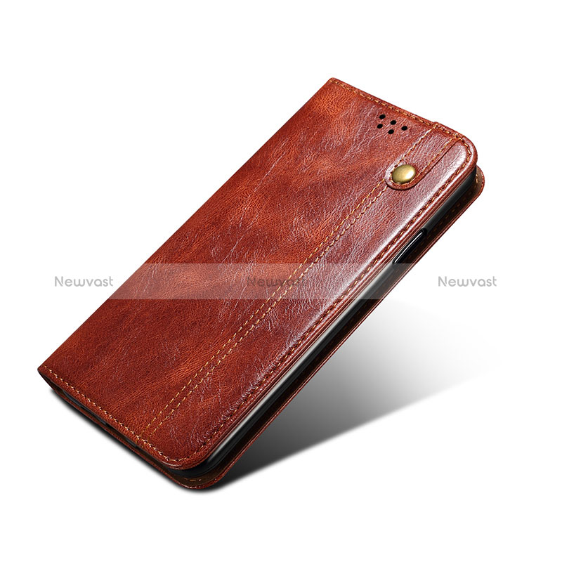 Leather Case Stands Flip Cover Holder B01S for Huawei Honor 50 Lite