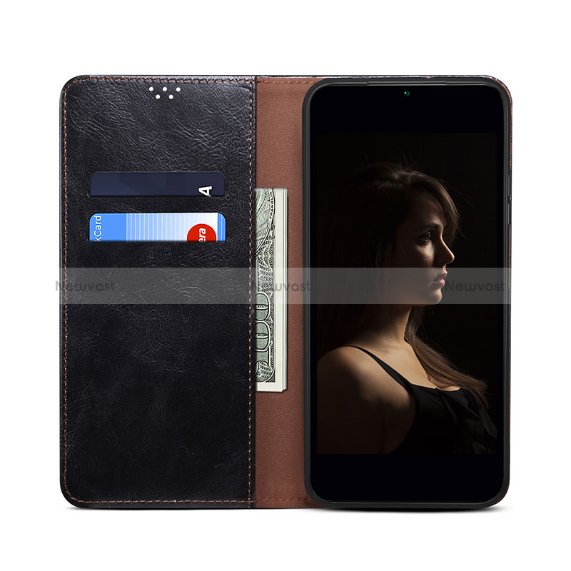 Leather Case Stands Flip Cover Holder B01S for Huawei Honor 70 Pro 5G