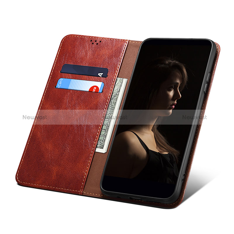 Leather Case Stands Flip Cover Holder B01S for Huawei Honor 70 Pro+ Plus 5G