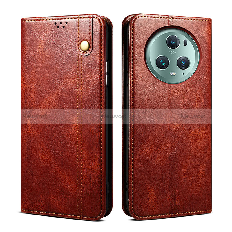 Leather Case Stands Flip Cover Holder B01S for Huawei Honor Magic5 5G