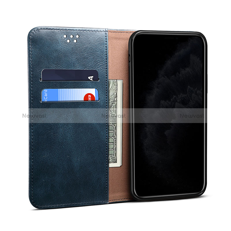 Leather Case Stands Flip Cover Holder B01S for Huawei Nova 8 SE 4G