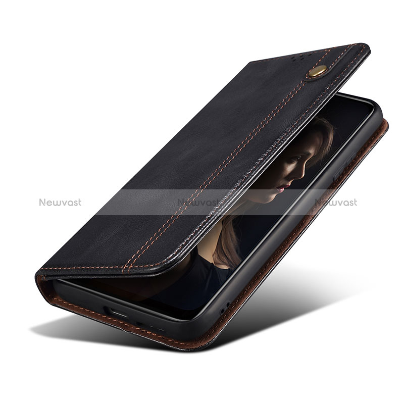 Leather Case Stands Flip Cover Holder B01S for Huawei Nova 9 SE