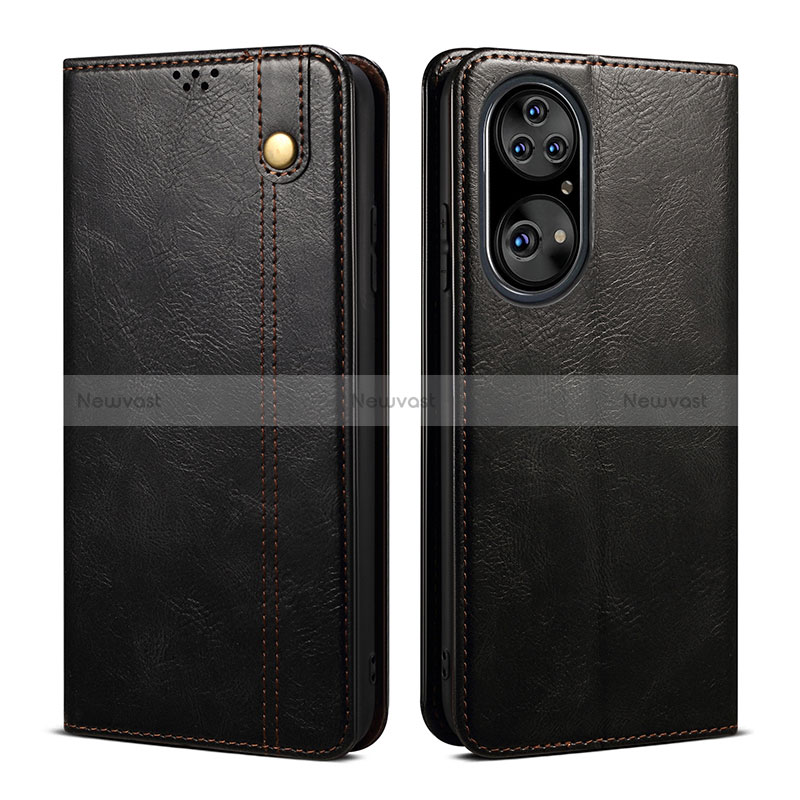 Leather Case Stands Flip Cover Holder B01S for Huawei P50