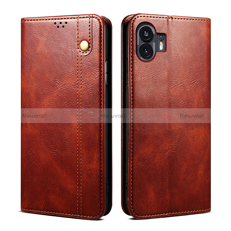 Leather Case Stands Flip Cover Holder B01S for Nothing Phone 2