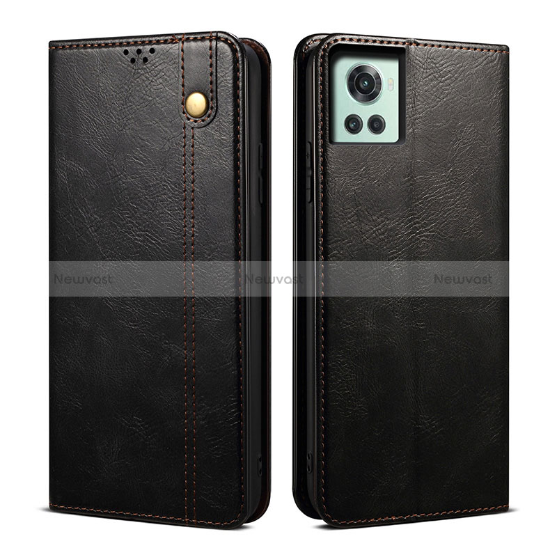 Leather Case Stands Flip Cover Holder B01S for OnePlus 10R 5G