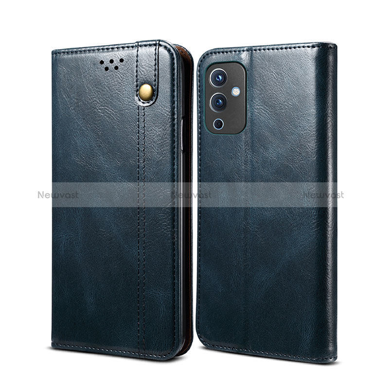 Leather Case Stands Flip Cover Holder B01S for OnePlus 9 5G