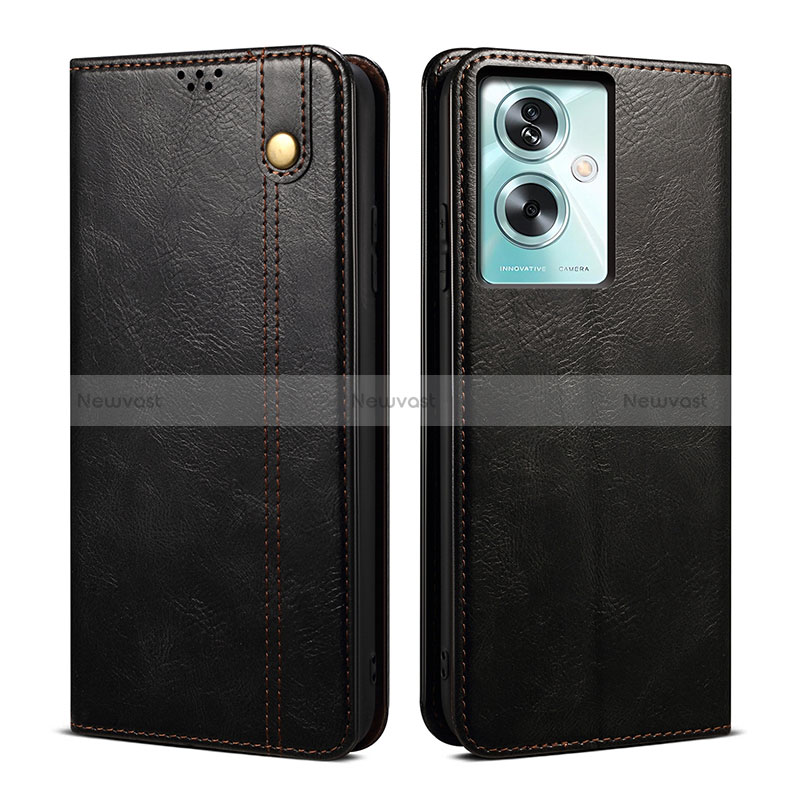 Leather Case Stands Flip Cover Holder B01S for Oppo A2 5G