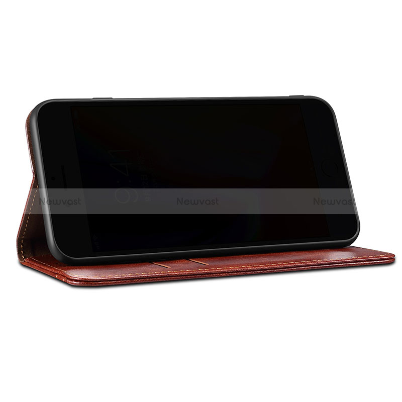 Leather Case Stands Flip Cover Holder B01S for Realme 8 4G