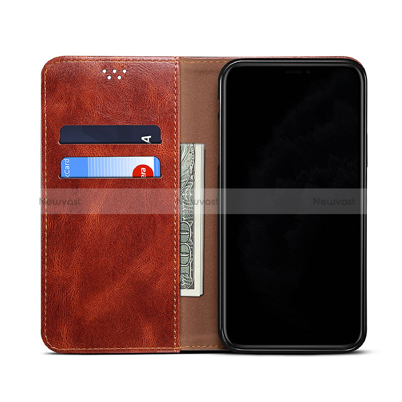 Leather Case Stands Flip Cover Holder B01S for Realme Narzo 30 5G