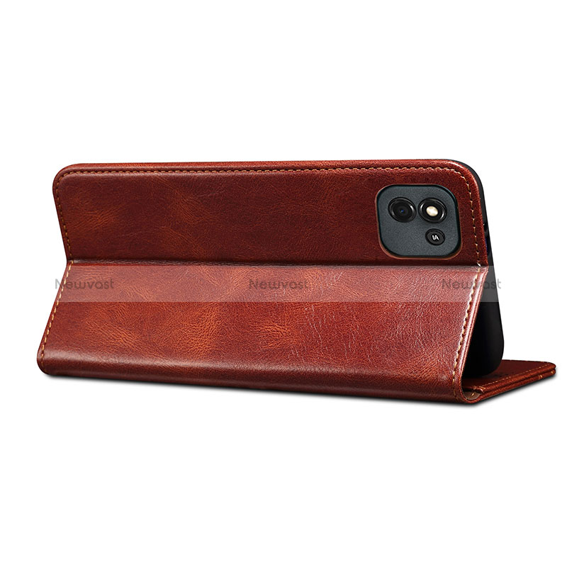 Leather Case Stands Flip Cover Holder B01S for Realme Narzo 50i