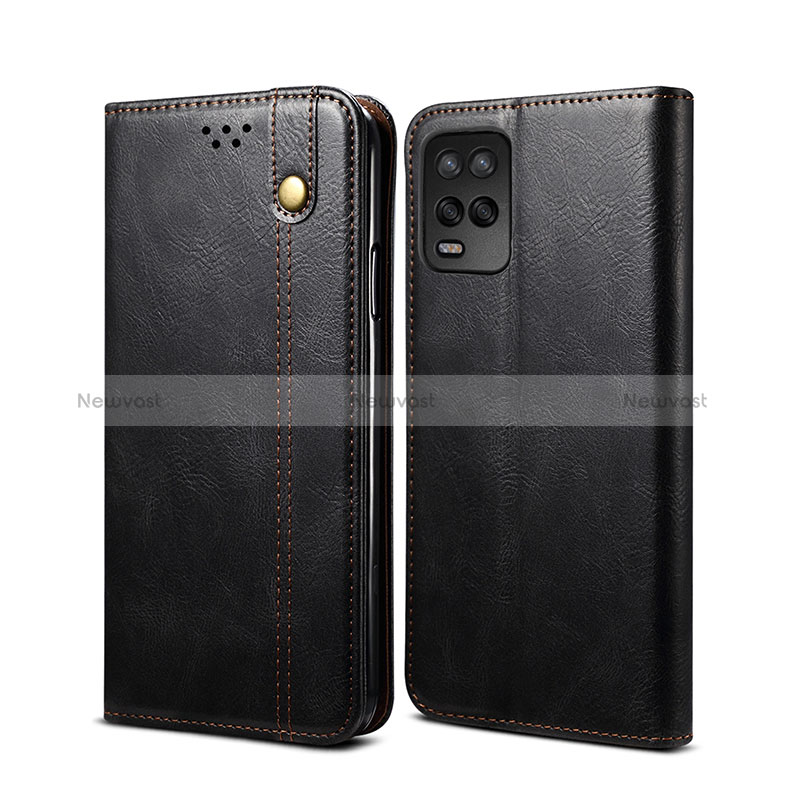 Leather Case Stands Flip Cover Holder B01S for Realme Q3i 5G