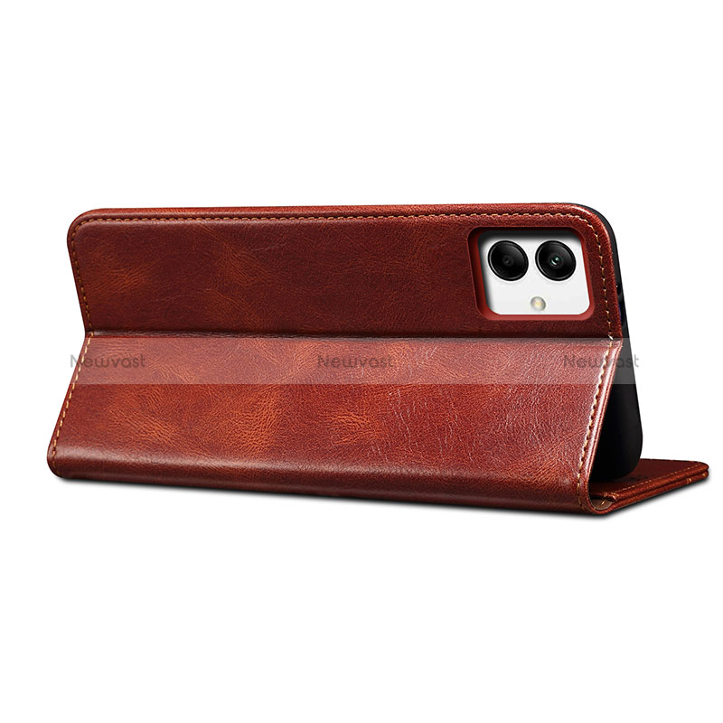 Leather Case Stands Flip Cover Holder B01S for Samsung Galaxy A04 4G