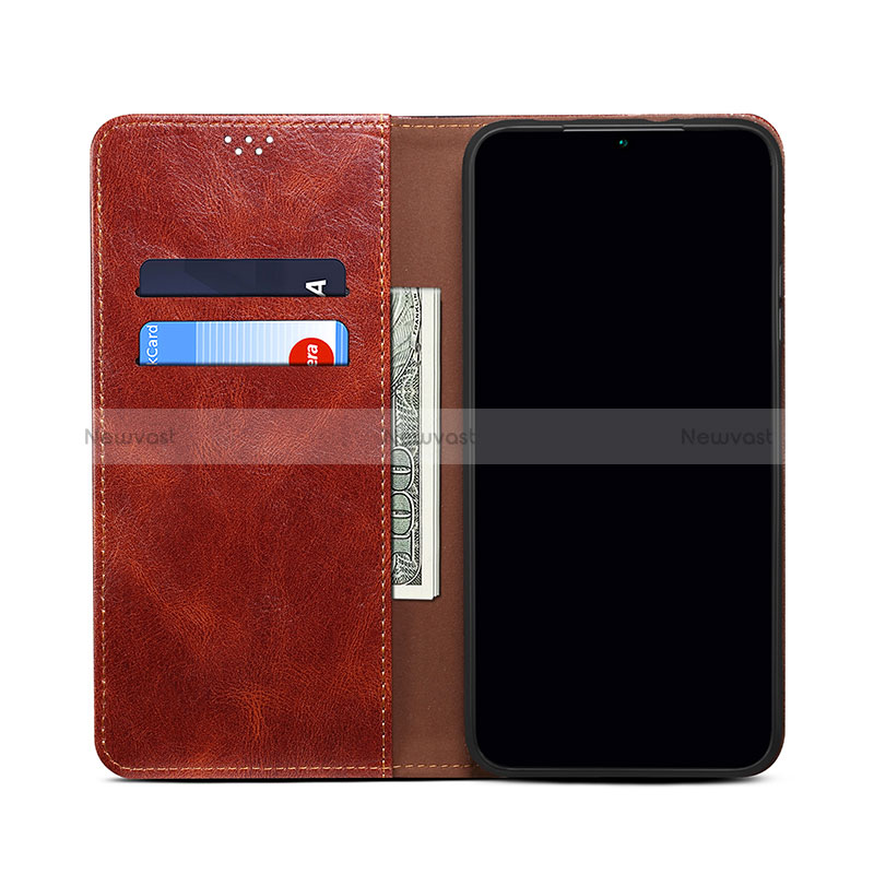 Leather Case Stands Flip Cover Holder B01S for Samsung Galaxy A04 4G